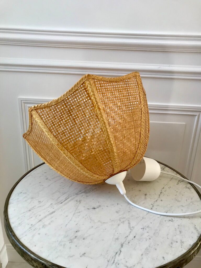 Rattan suspension / petal canning 70s