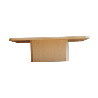 Travertine coffee table