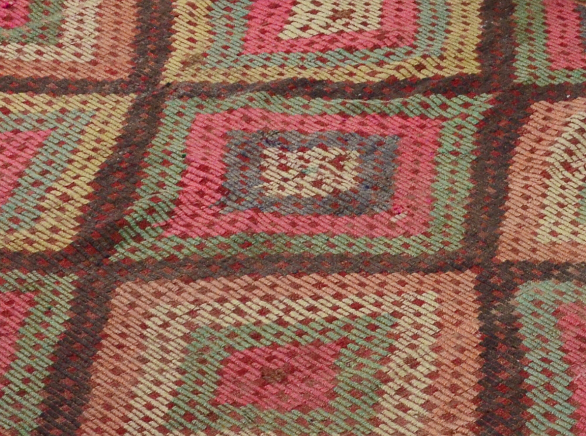Anatolian handmade kilim rug 300 cm x 186 cm