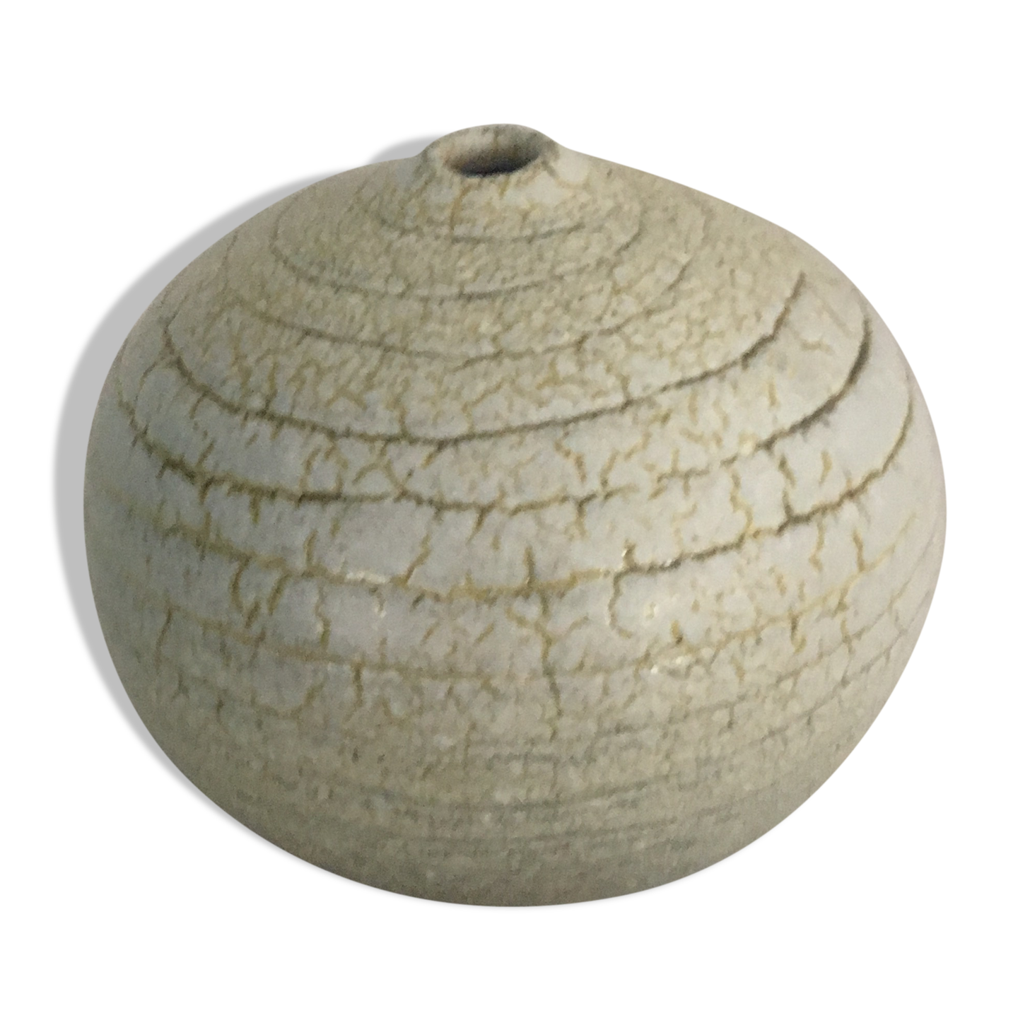 Soliflore ceramic ball signed