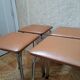 Lot de 4 tabourets vintage années 70
