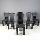 Post modern dining chairs by Pietro costantini, 1980s, set of 6