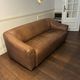 DS-47 three-seater sofa by de Sede in cognac leather.