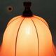 Suspension tulipe scandinave vintage rose