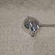 Ladle, fat or lean, silver-plated metal, Christofle silversmith, pearl pattern