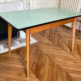 Scandinavian style table in wood & formica