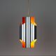 Vintage Danish pendant lamp Pantre by Bent Karlby, Lyfa, 1970s.