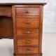 Old office 40s - 50s in wood, marquetry and brass