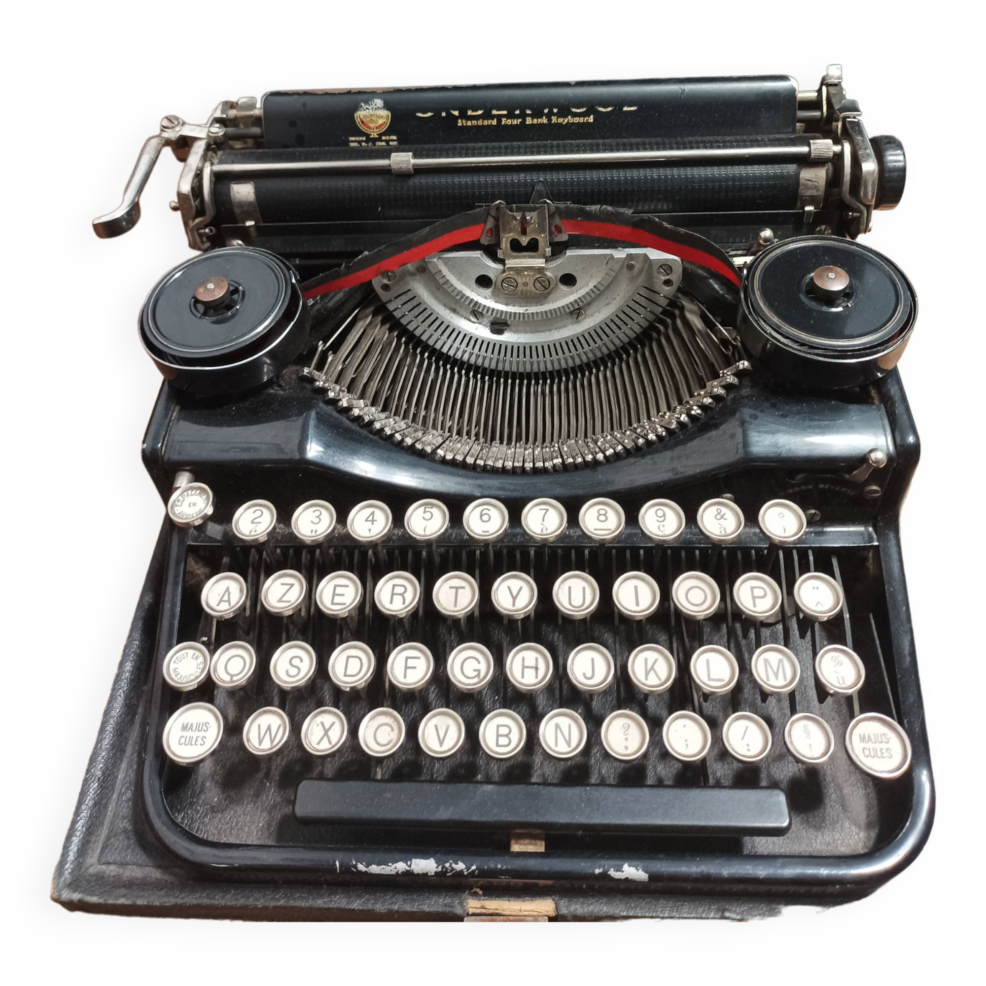 Underwood portable typewriter