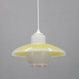 1970s Glass Pendant Light, Czechoslovakia