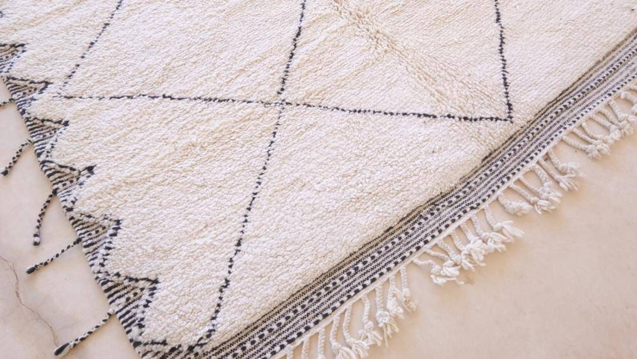 Tapis Traditionel Beni Ourain - 298 x 204 cm