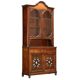 Antique double-bodied display cabinet with walnut drawers, Italy, 20th century.