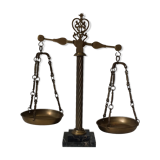 Old brass balance