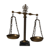 Old brass balance