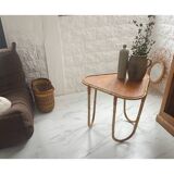 Small banbou tripod table from the 70s