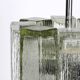 XXL glass pendant lamp by Doria | Mid Century Modern  | Brutalist Desogn
