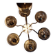 6-arm Scandinavian chandelier, 1960s, Hans Agne Jakobsson model T372/12
