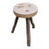 Vintage Brutalist Stool in the Style of Jean Touret 1960