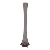 Vase en verre tchèque d’art, par Glasswork Novy Bor, années 1950