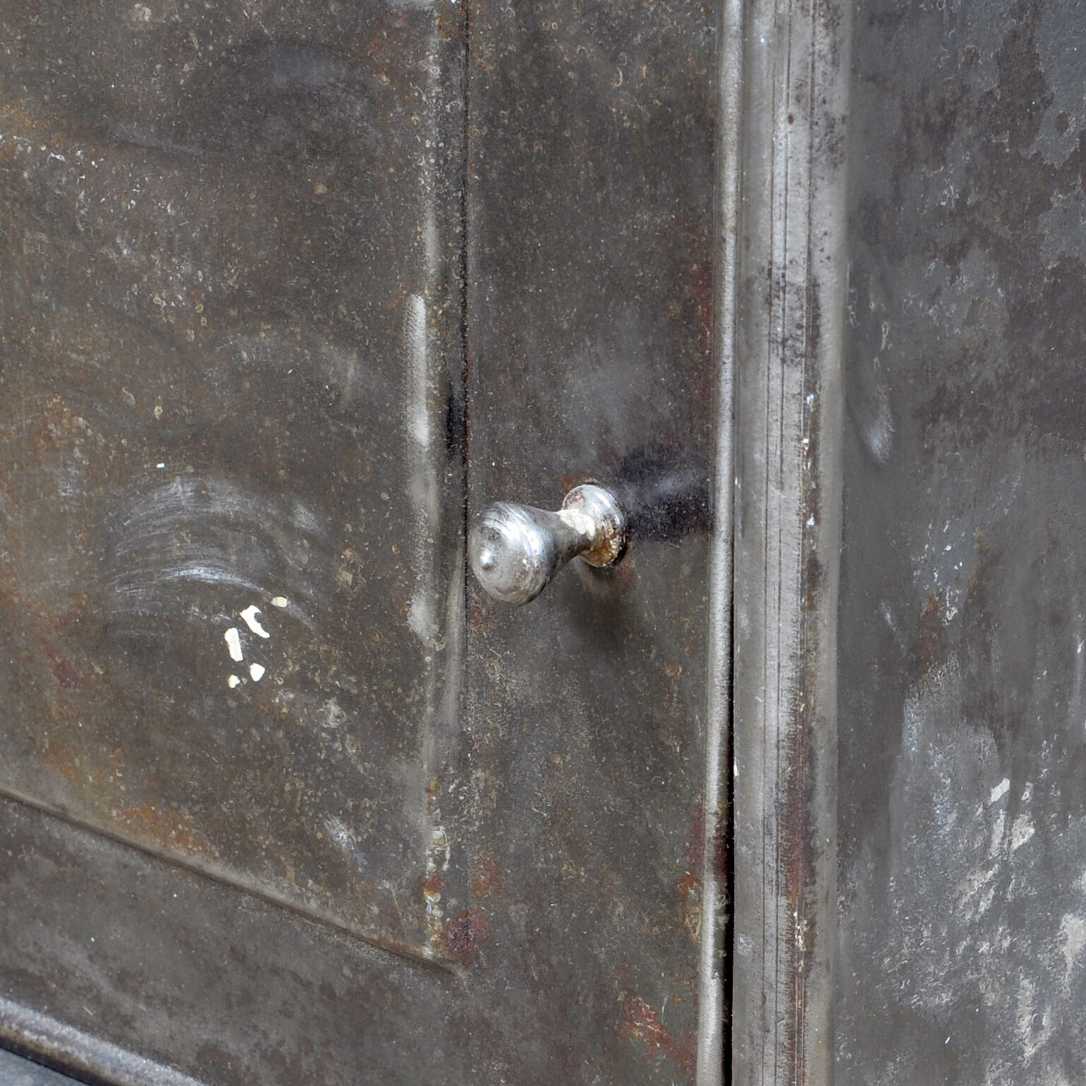 Iron Hospital Bedside Cabinet, 1920's