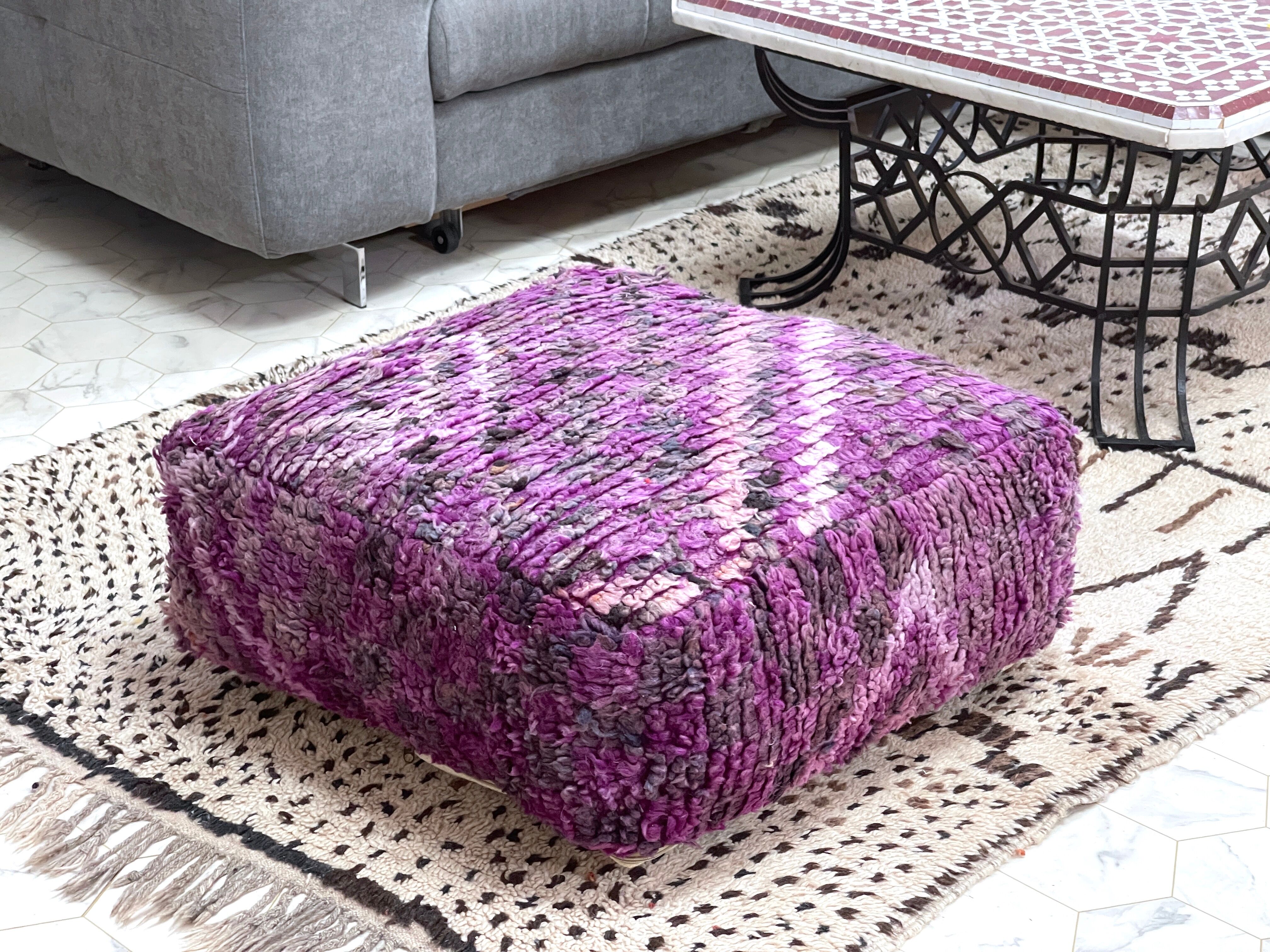 Moroccan Kilim Pouf