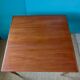 Square table in teak with extensions. Denmark 1960