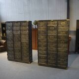 Pair of STRAFOR French cabinets with flaps, circa 1920s
