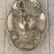 Art Nouveau style solid brass umbrella stand