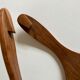Pair of XXL Scandinavian service cutlery in solid teak 1960