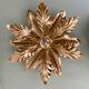 Vintage golden wall light
