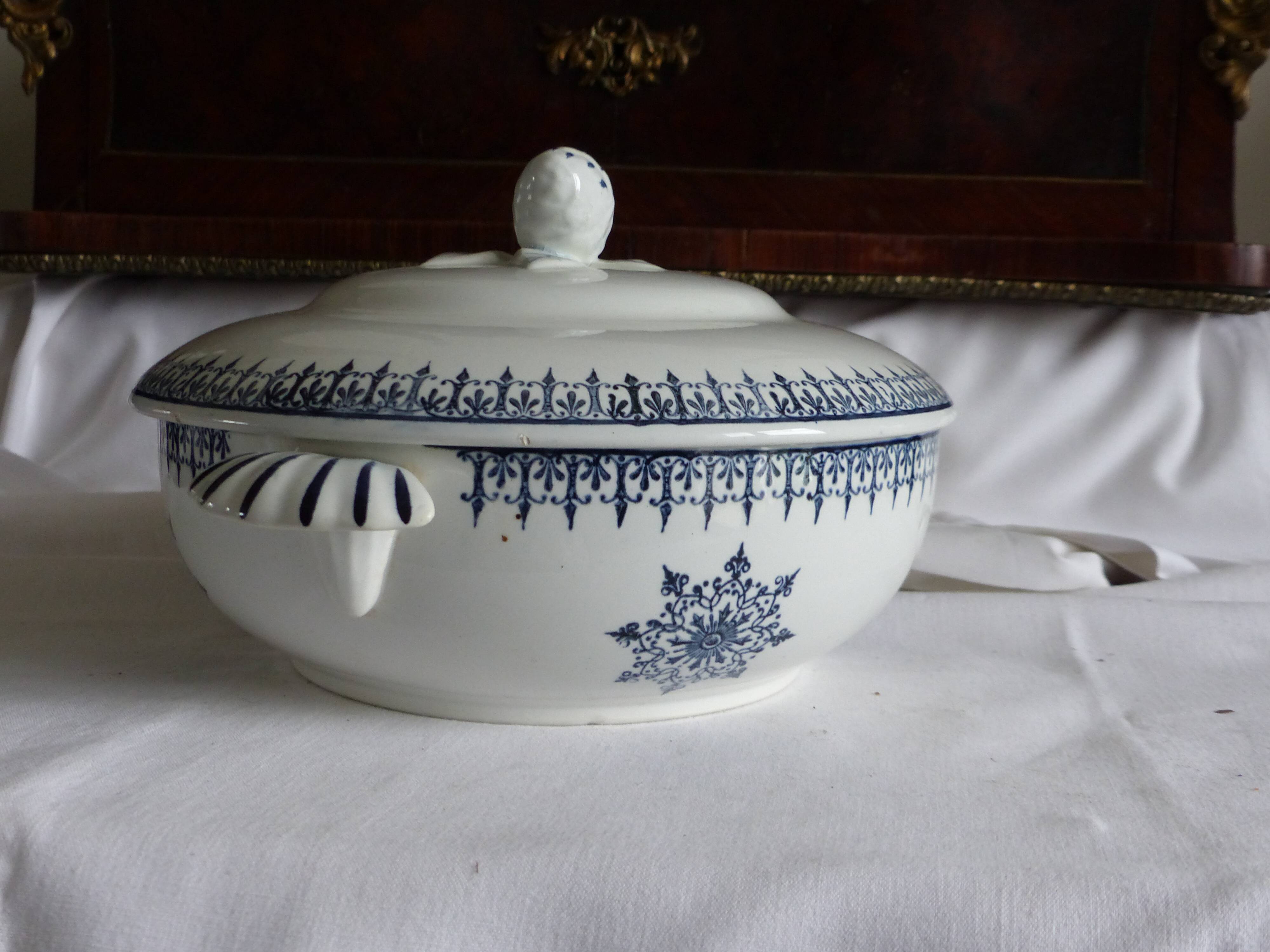 St Amand earthenware tureen.