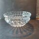 Vintage crystal bowl with radiant decoration, 20 cm