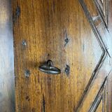 Stipo Monetiere, Piedmont 17th century cabinet with 8 drawers, in walnut, Italy