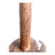 Vase soliflore en grès d'atelier décor épis de blé incisés, années 70