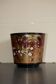 Vintage lacquered Asian plant pot