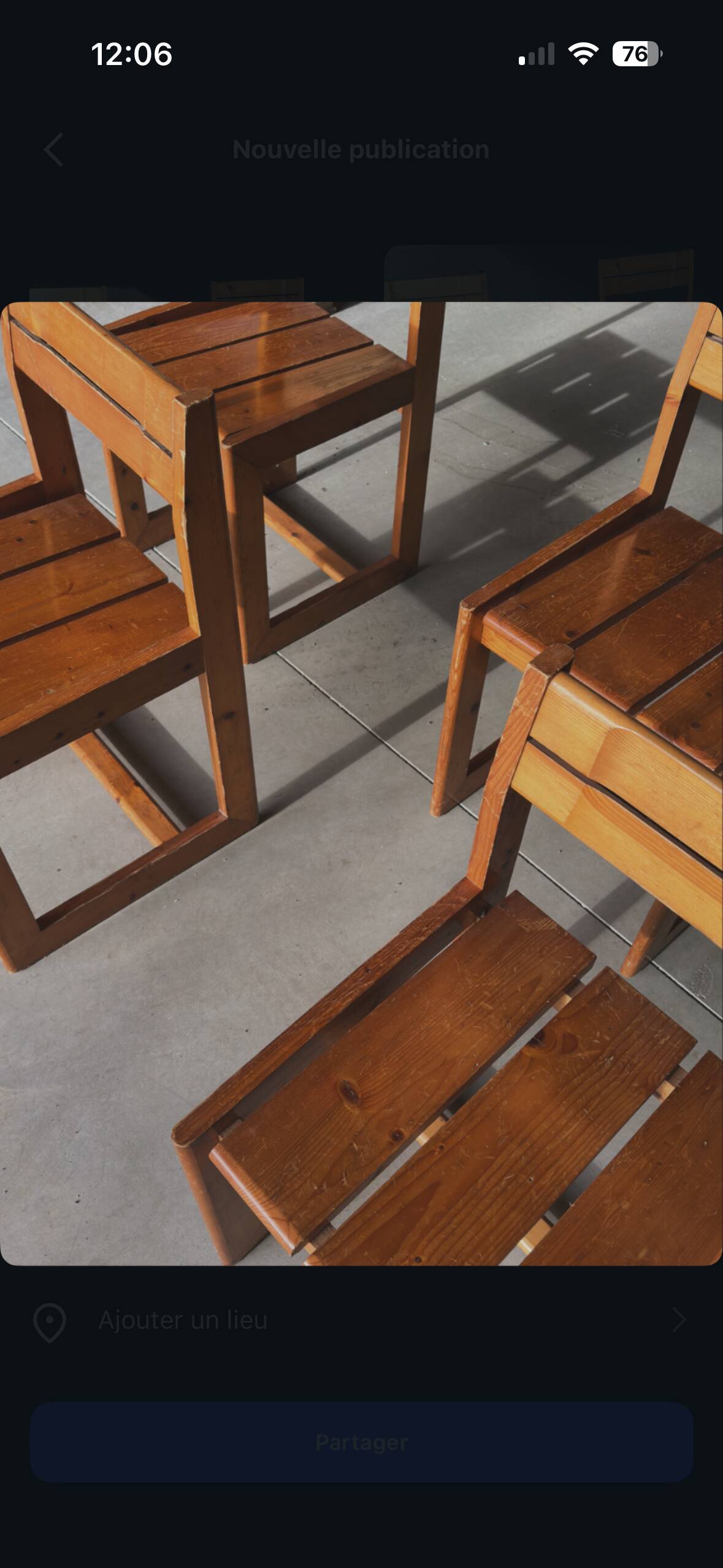 Solid pine chairs