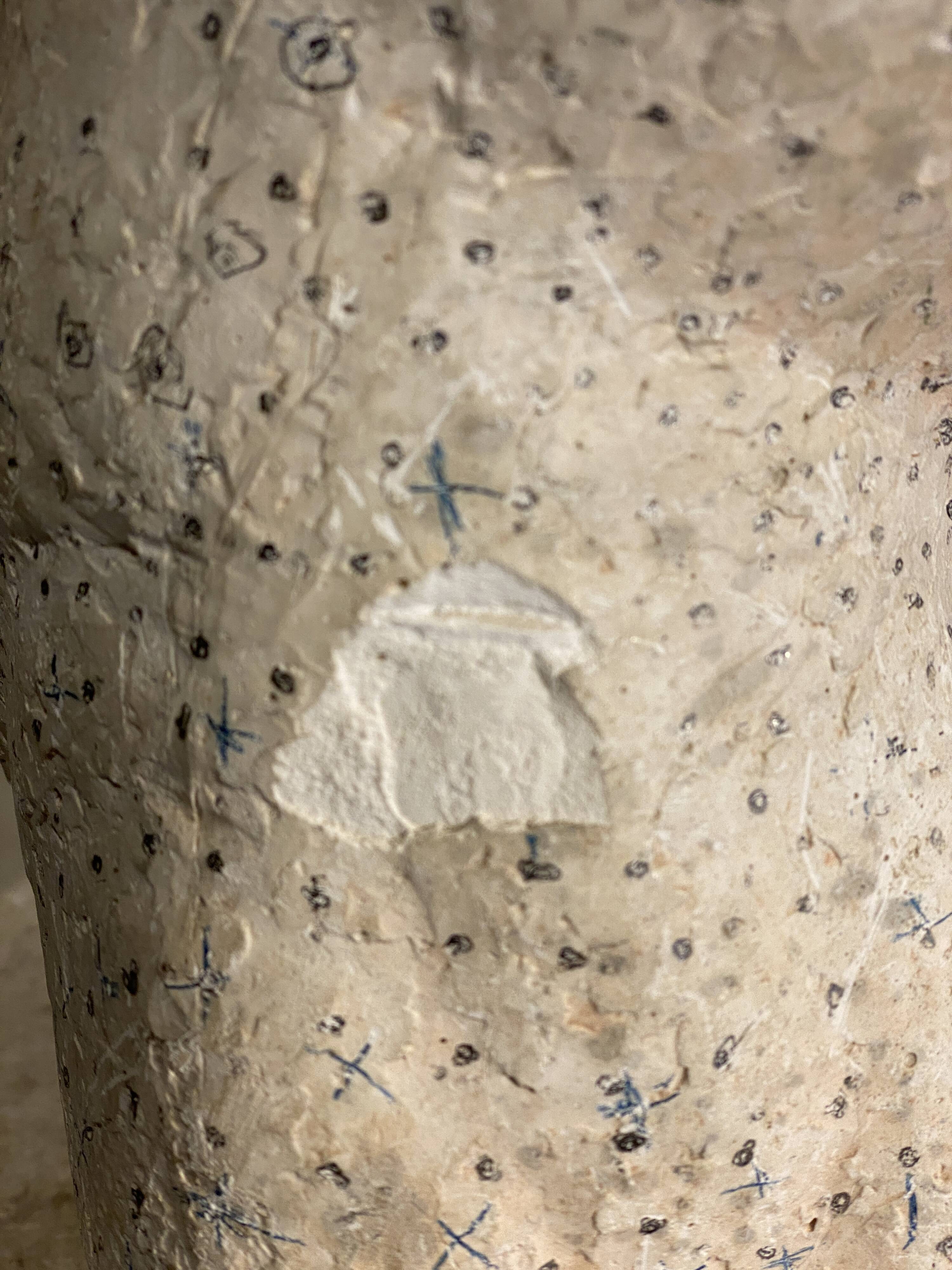 Bust of a man, plaster study