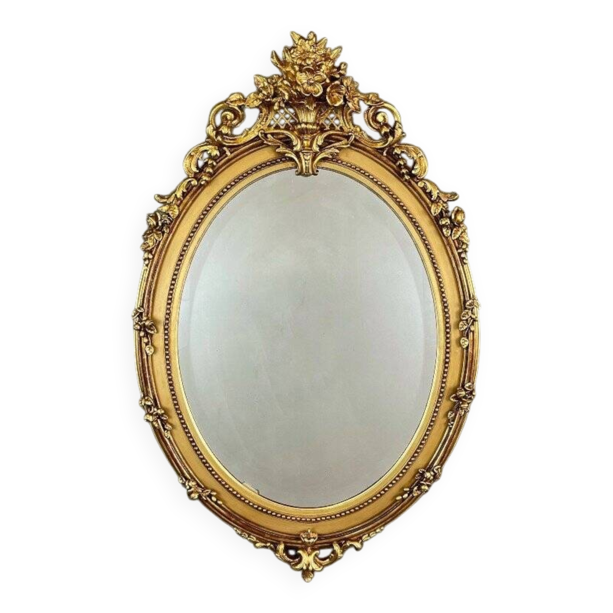 Napoleon III 19th Century Golden Mirror