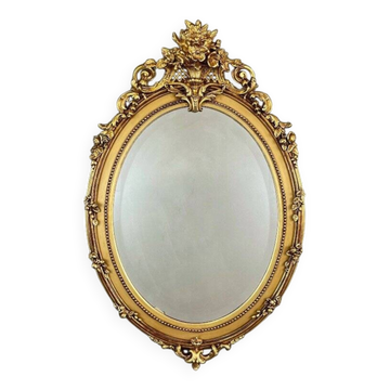 Napoleon III 19th Century Golden Mirror