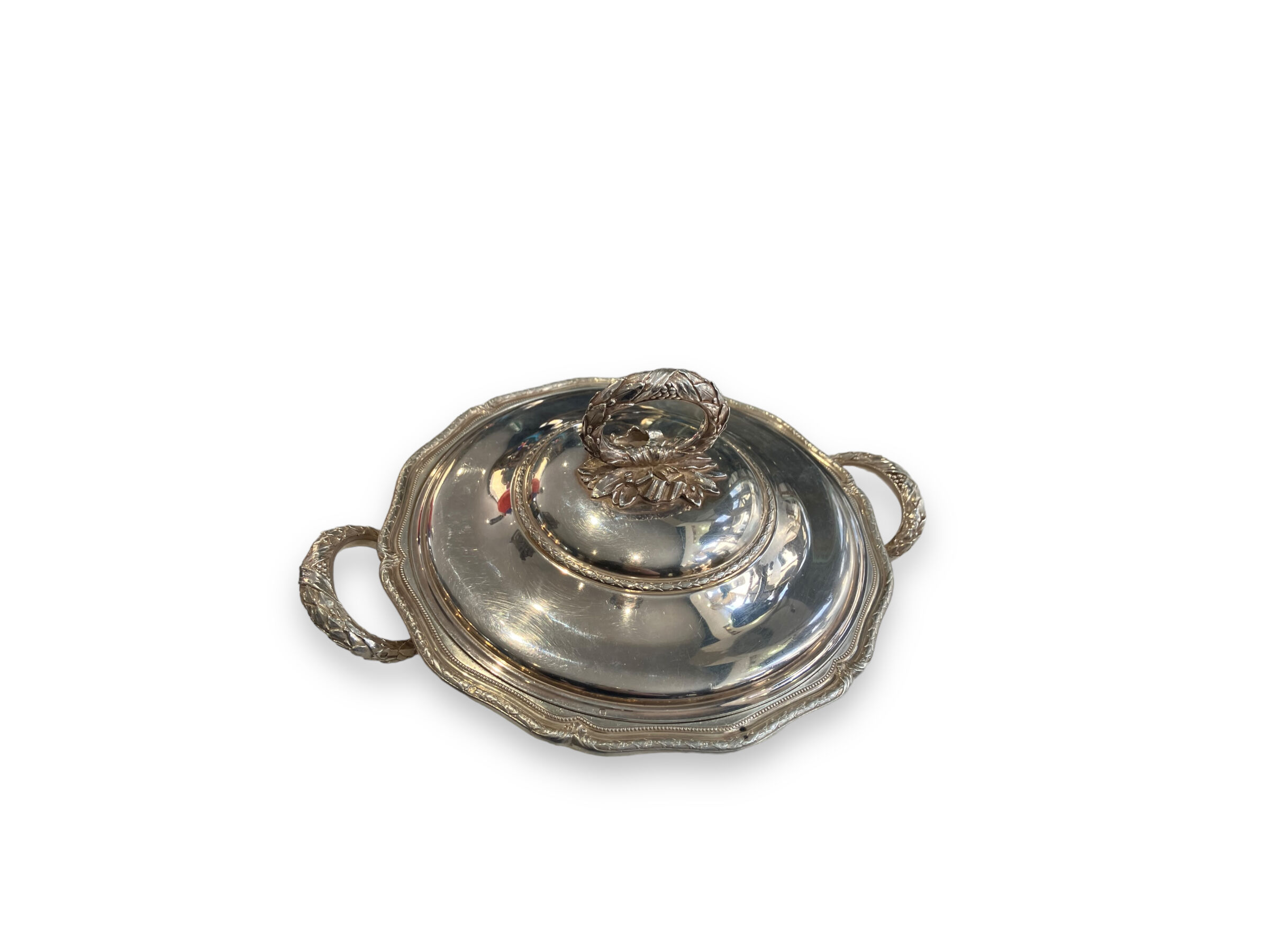 Solid silver vegetable tree Louis XVI style