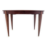 Table Empire ovale, France, vers 1880. Après rénovation.