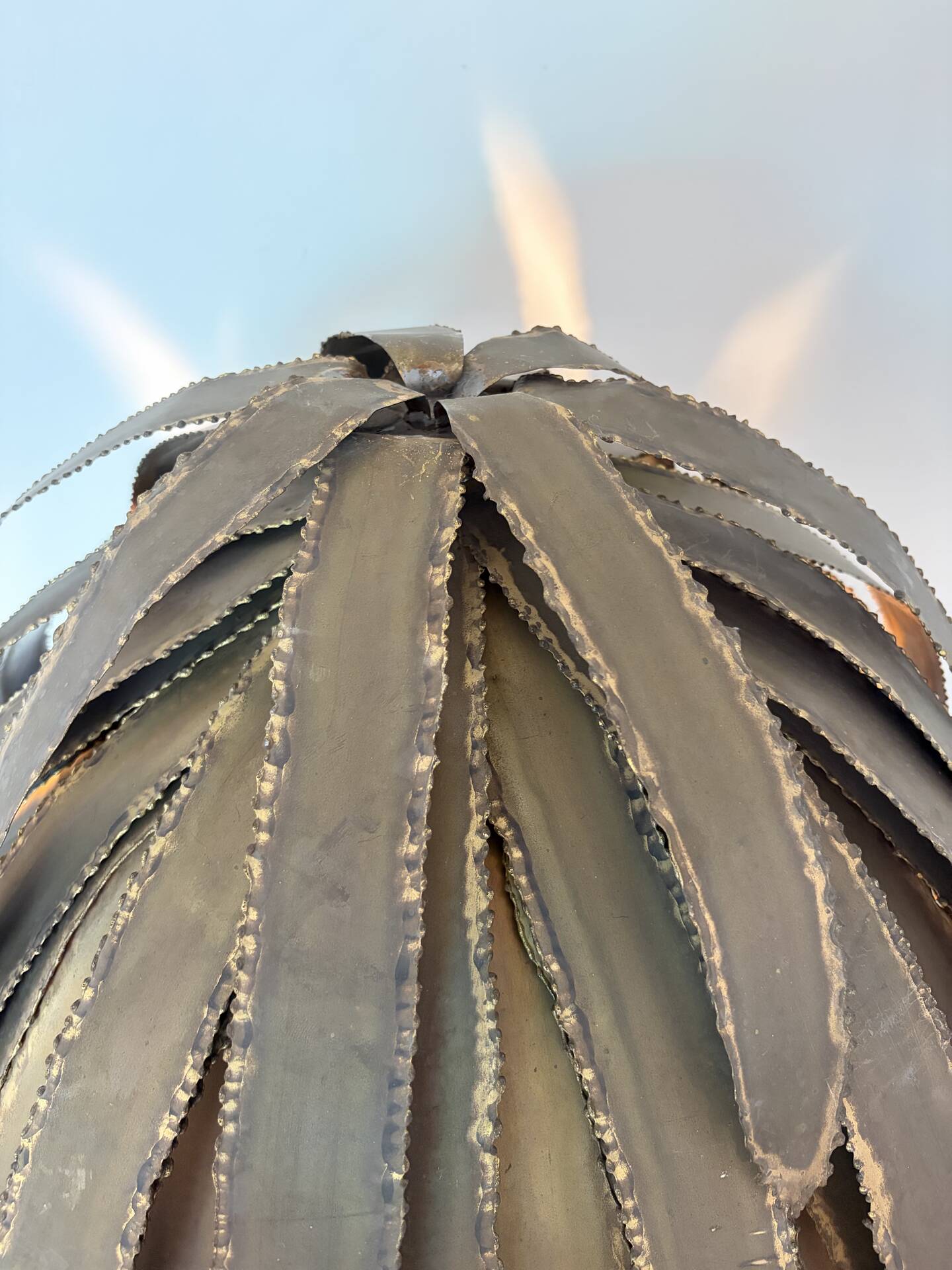 Lampadaire « palmier »  en laiton par Maison Jansen
