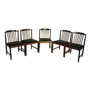 suite de 5 chaises en