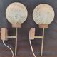 Pair of modernist wall lamps