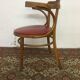 Old curved wooden chair
