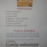 Oil on canvas by Patrice Skrabal, Almond trees