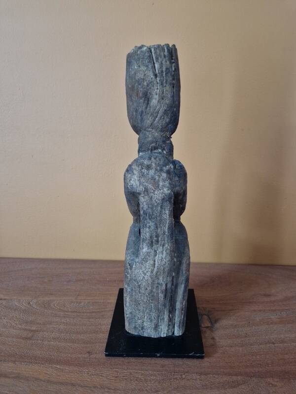 Western Nepal - Statue known as the guardian of the springs, representing an ancestor