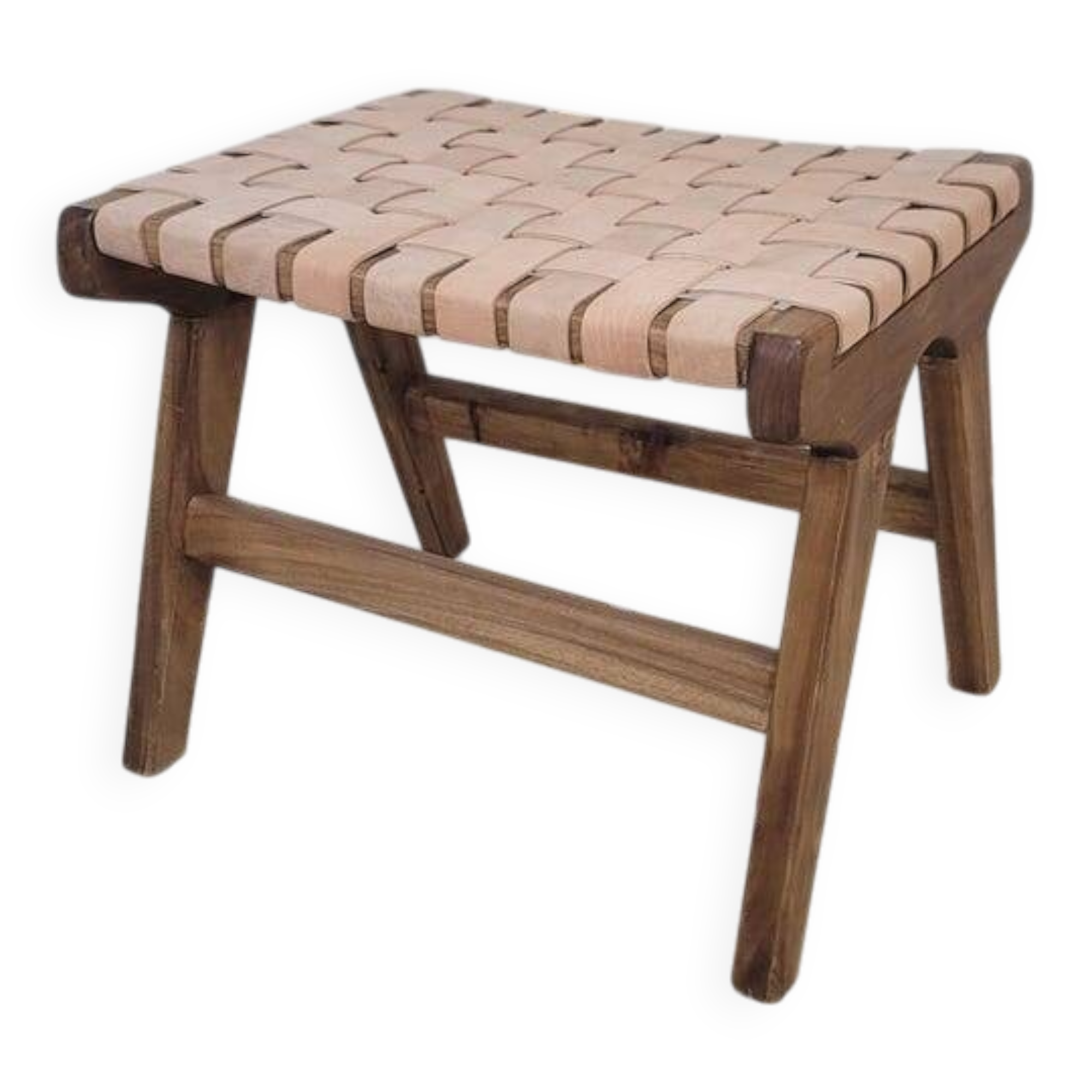 Moroccan wooden stool handmade,