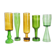 Suite of 5 vintage Suze vases