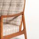 Model 109 Armchair by Ole Wanscher with Footstool, 1950s